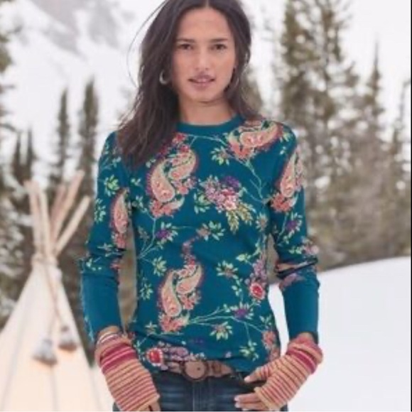 Sundance Tops - Sundance Catalog Thermal Long Sleeve Top Henley Medium